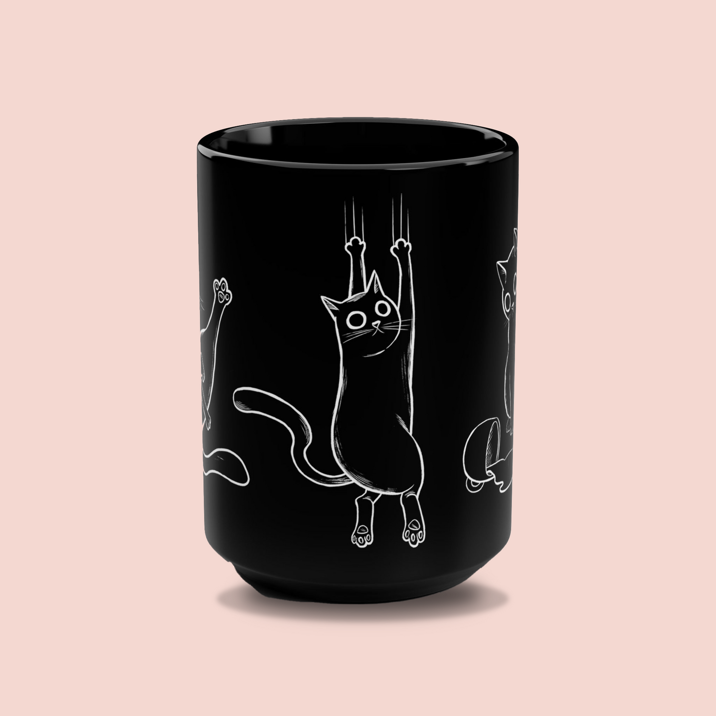Black Mug - "The Chaos Trio" 15oz
