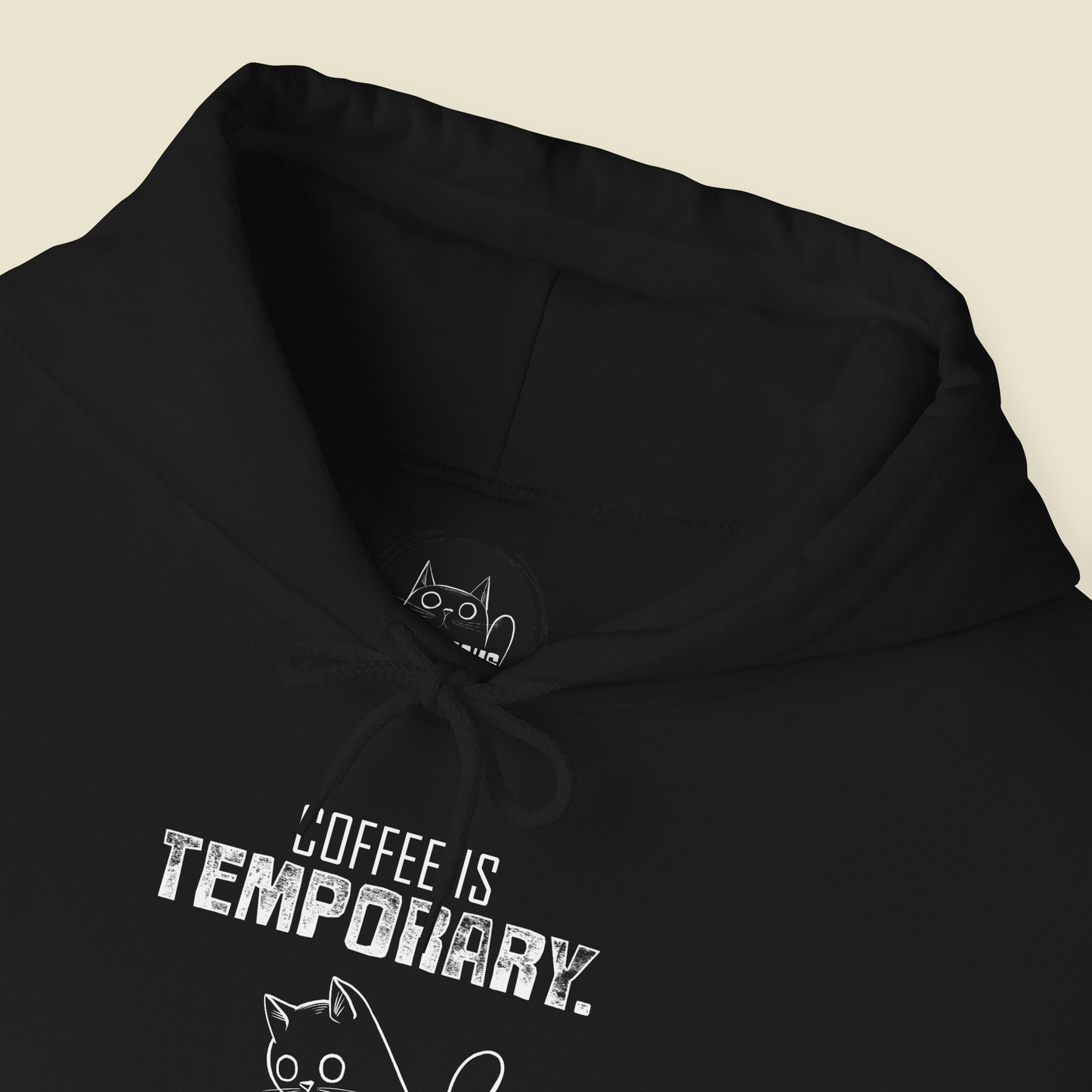 Coffee is Temporary, Chaos is Forever - Unisex Hoodie