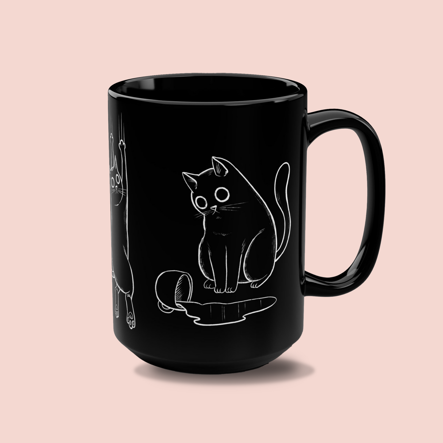 Black Mug - "The Chaos Trio" 15oz