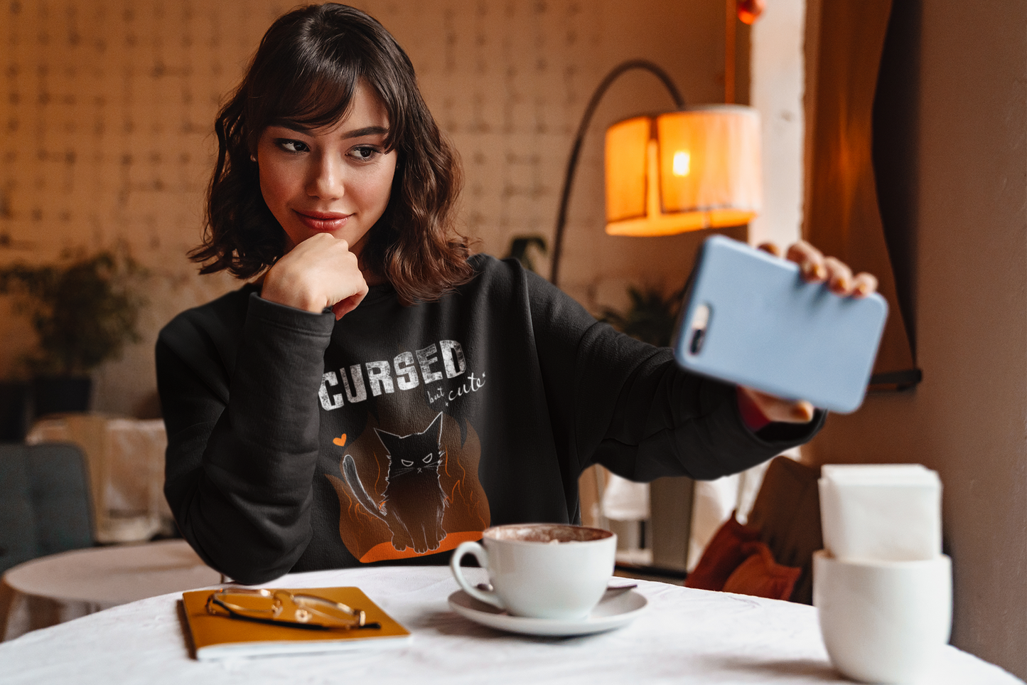 Unisex Sweatshirt - "Cursed but Cute"