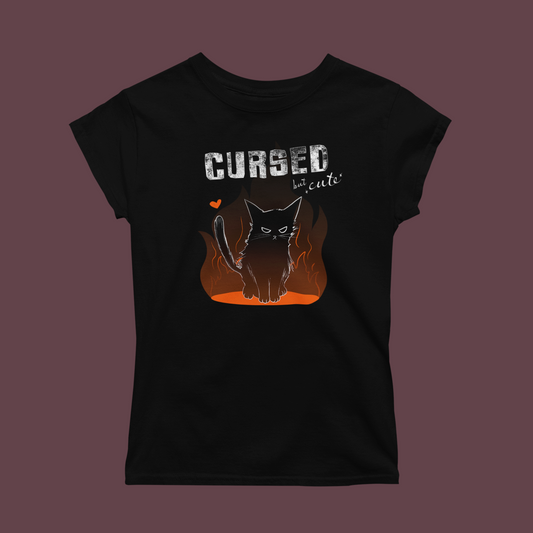 Women's Tee - "Cursed but Cute"