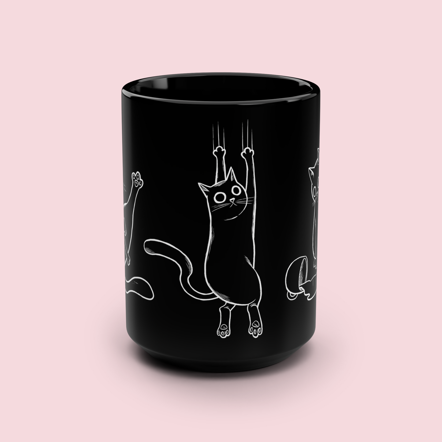 Black Mug - "The Chaos Trio" 15oz