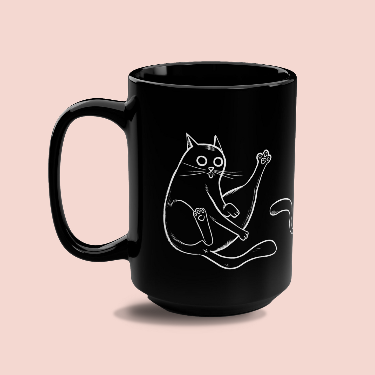 Black Mug - "The Chaos Trio" 15oz