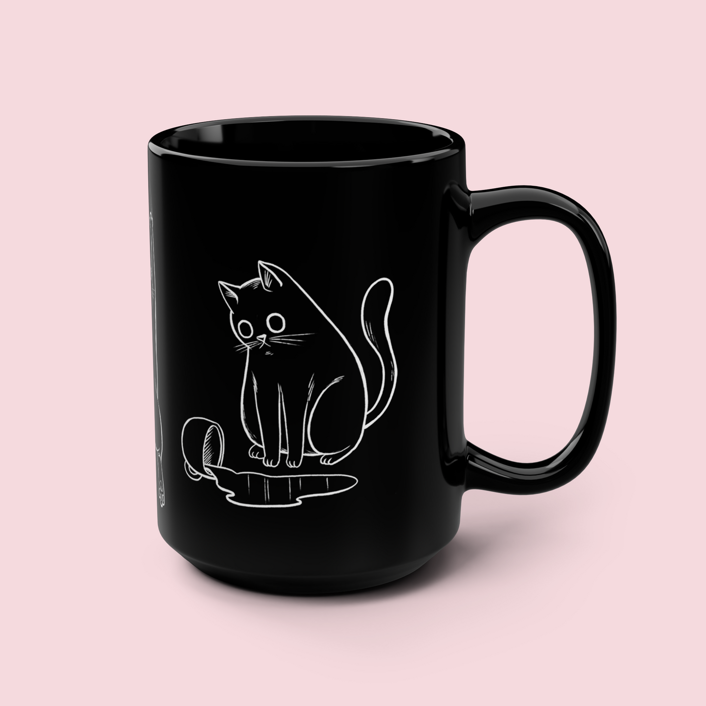 Black Mug - "The Chaos Trio" 15oz
