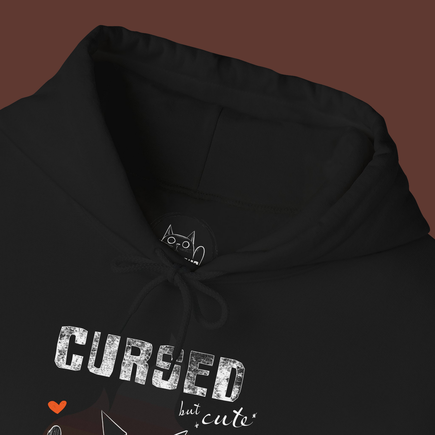 Unisex Hoodie - "Cursed but Cute"