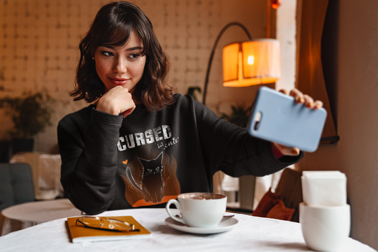 Unisex Sweatshirt - "Cursed but Cute"