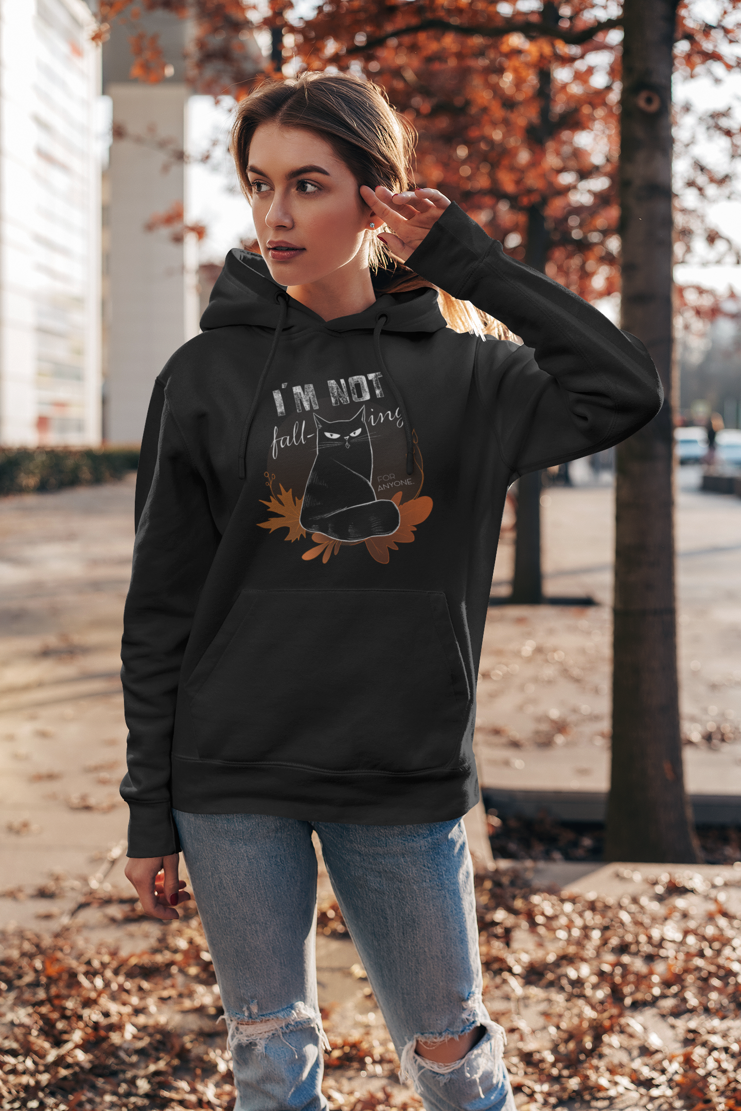 Unisex Hoodie - "I´m Not Fall-ing For Anyone"